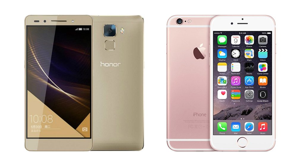 honor-7-vs-iphone-6S