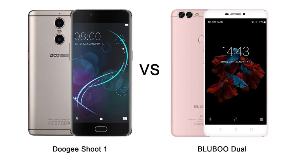 Bluboo Dual vs Doogee Shoot 1