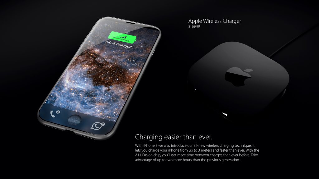 iPhone 8 koncept Charging