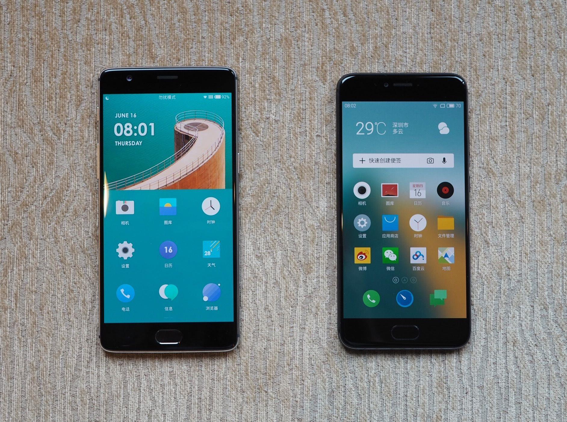 Meizu pro 6 plus vs oneplus 3