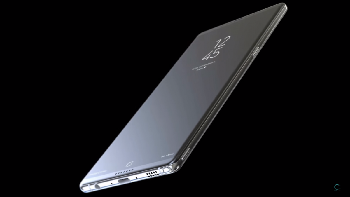 Samsung Galaxy Note 8 koncept