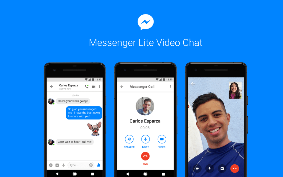 Messenger lite dostáva funkciu videohovorov