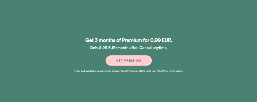 Spotify Premium na 3 mesiace