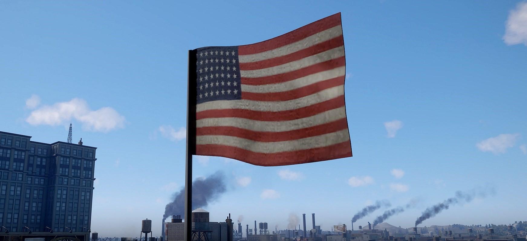 Photo of Prepracovaná Mafia obsahuje netradičnú vlajku USA