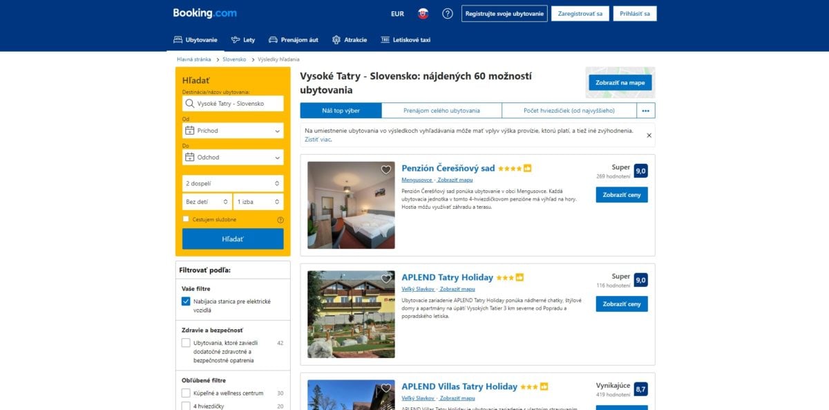 Booking/Screenshot
