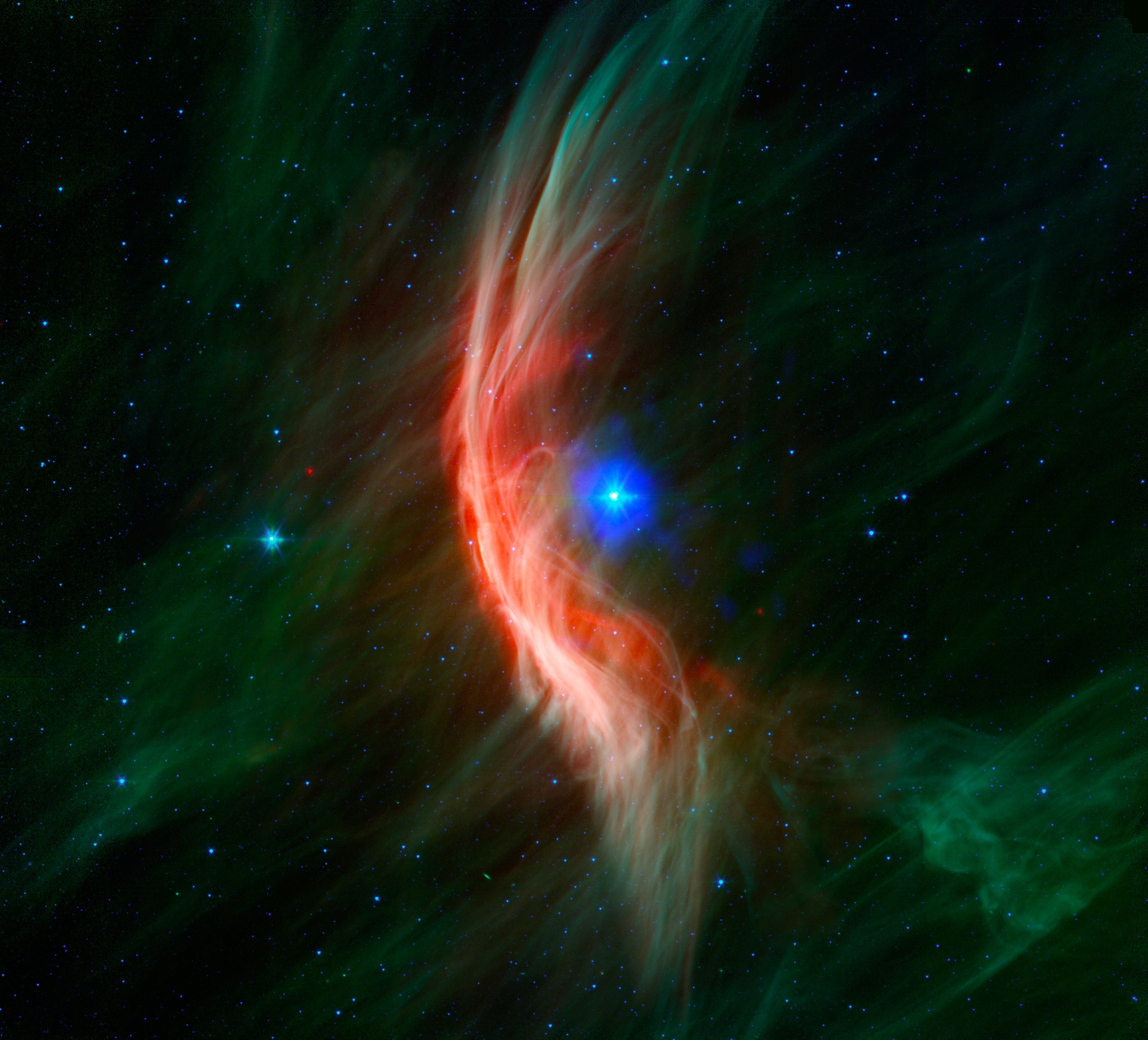 Obrázok na ktorom je hviezda Zeta Ophiuchi