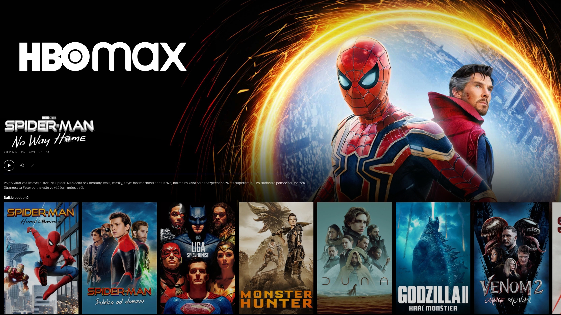 Slovenskí diváci zostali zo Spider-Mana na HBO Max šokovaní