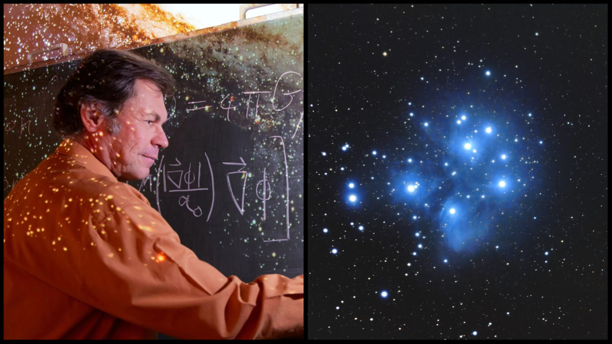Na obrázku sa nachádza fyzik Kroupa, ktorý je autorom novej štúdie. Na druhej strane sa nachádza hviezdokopa.