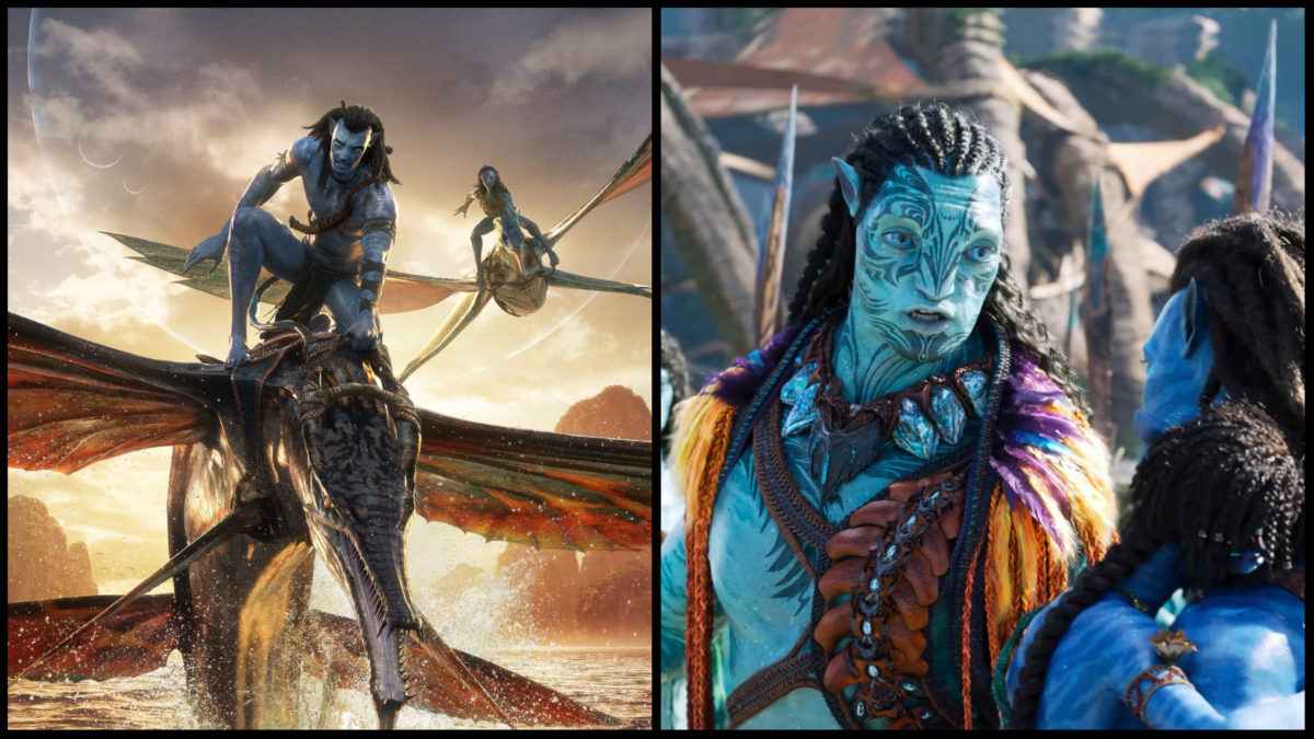 Na obrázku sa nachádzajú snímky z filmu Avatar 2: Cesta vody.