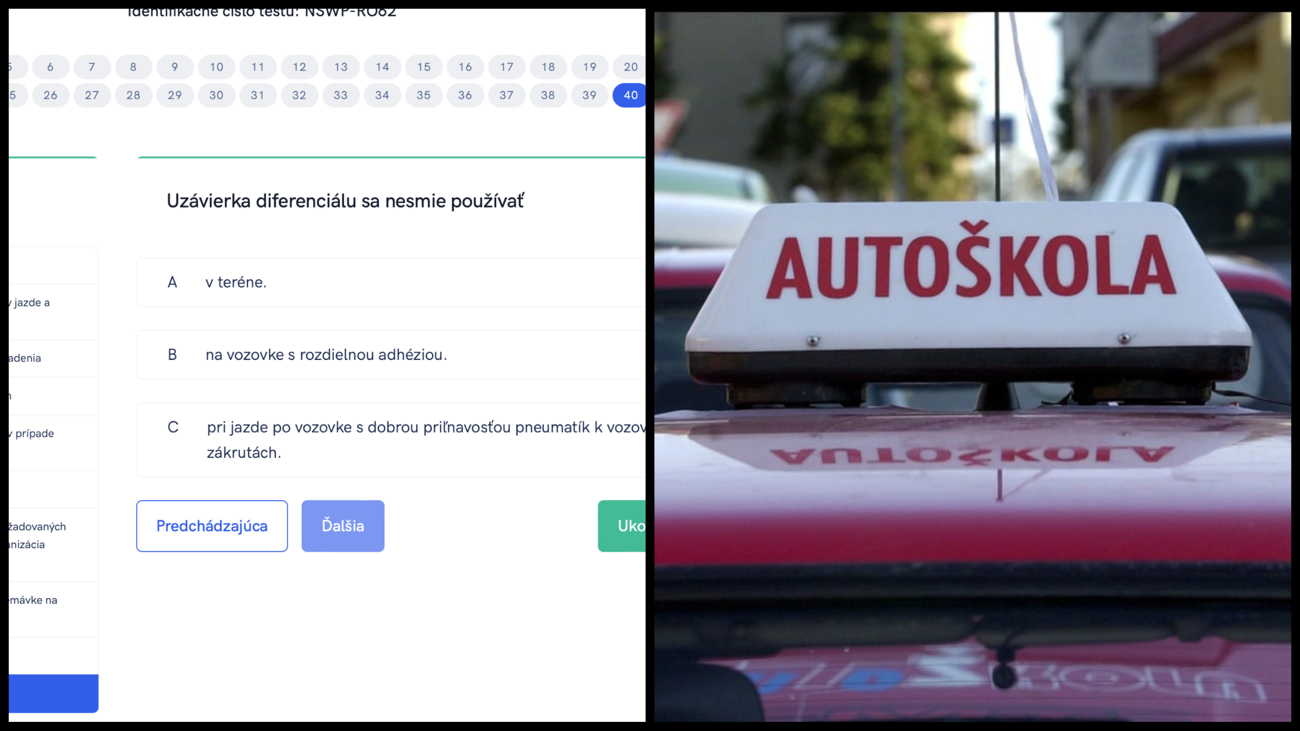 Od zajtra sú nové skúšky na vodičák. Tieto testy sú ako skutočné