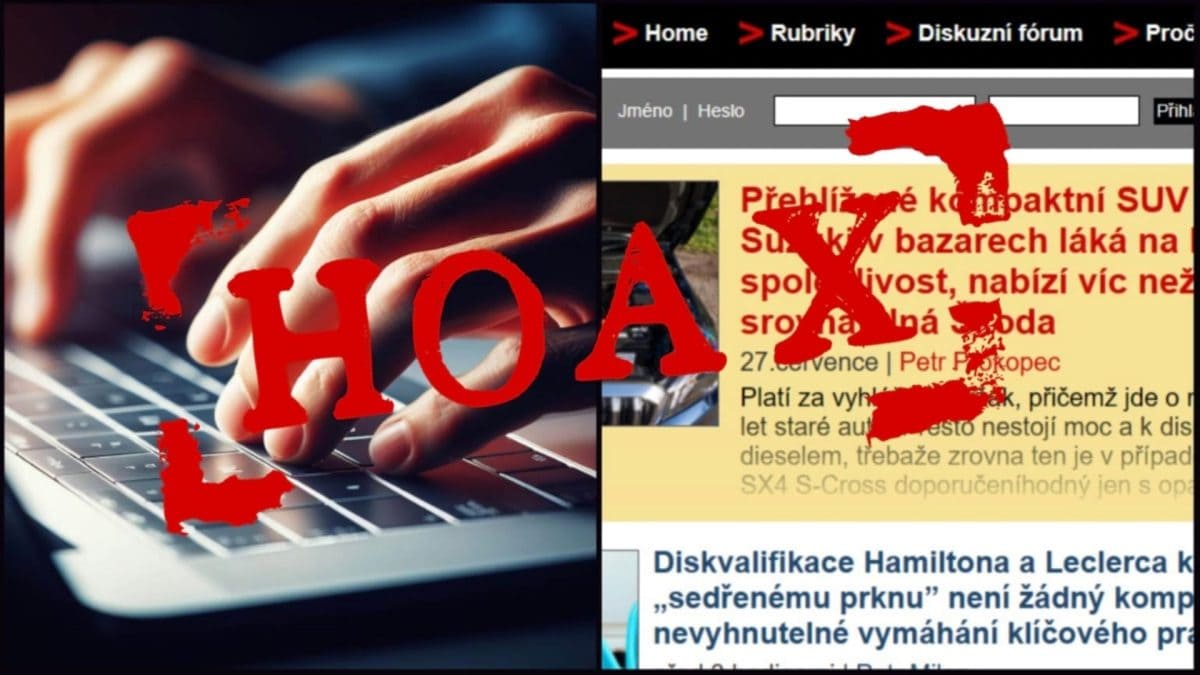 Autoforum, klávesnica, hoax