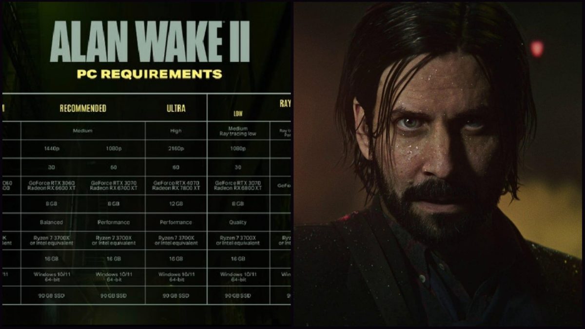 Alan Wake 2 - PC požiadavky