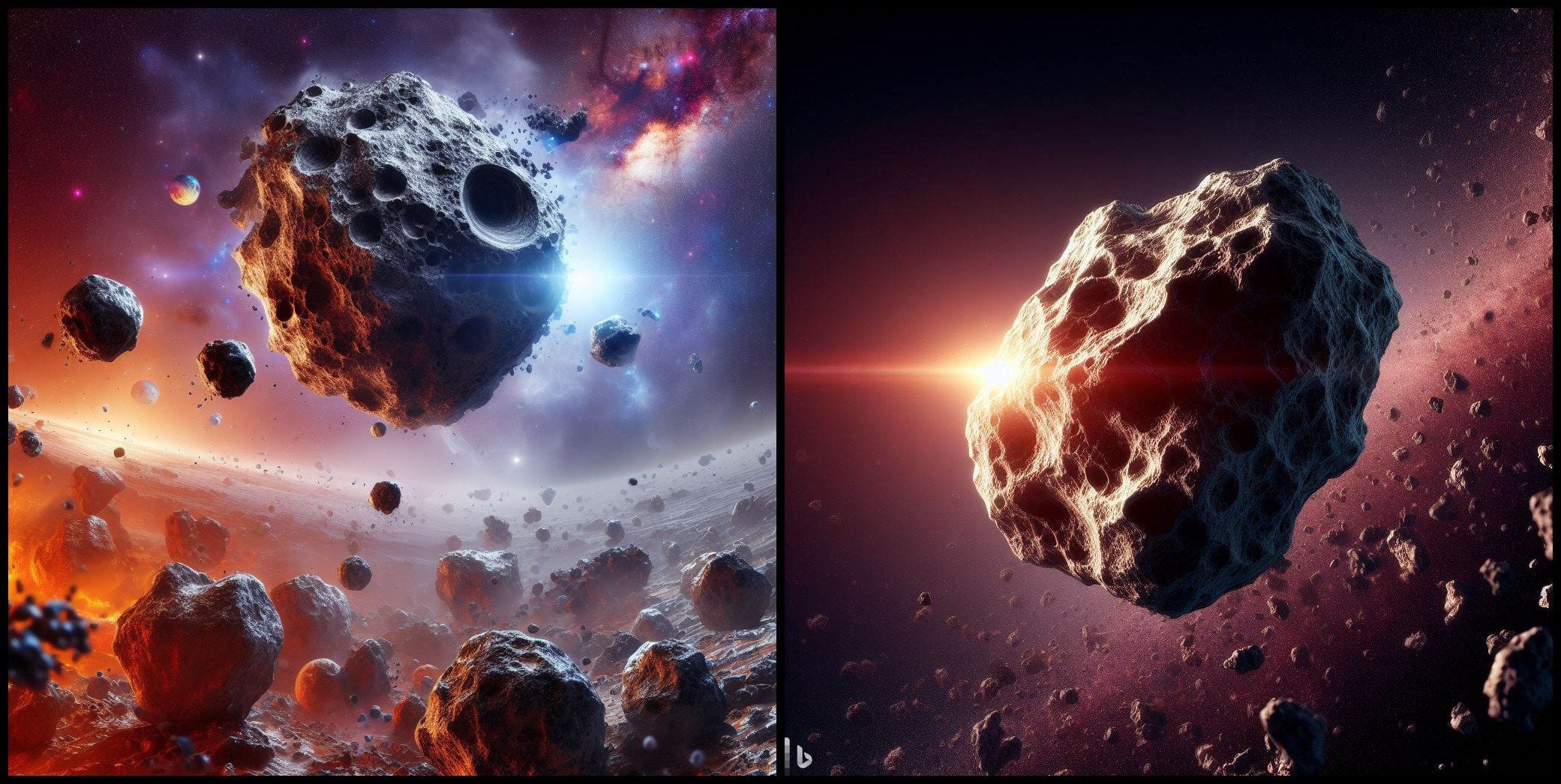 Asteroid vytvorený z doposiaľ nevidených prvkov