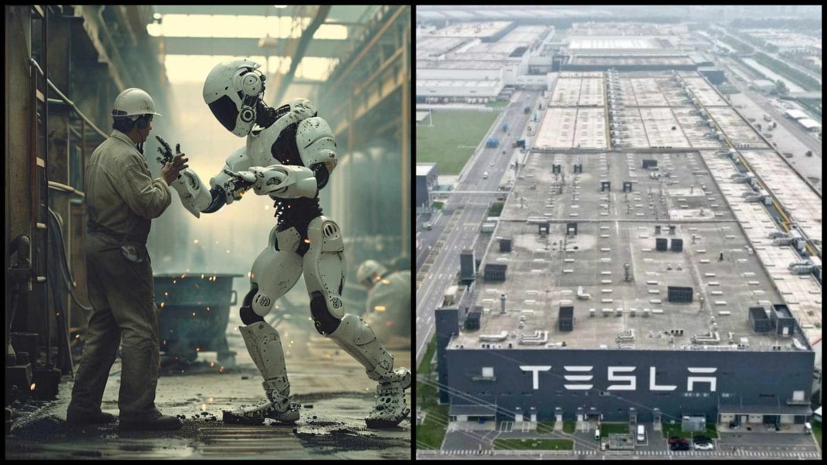 Robot napadol inžiniera v Tesla GigaFactory