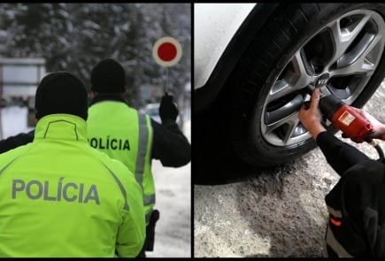 policajt a pneumatiky