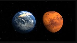Mars a Mesiac cyklus
