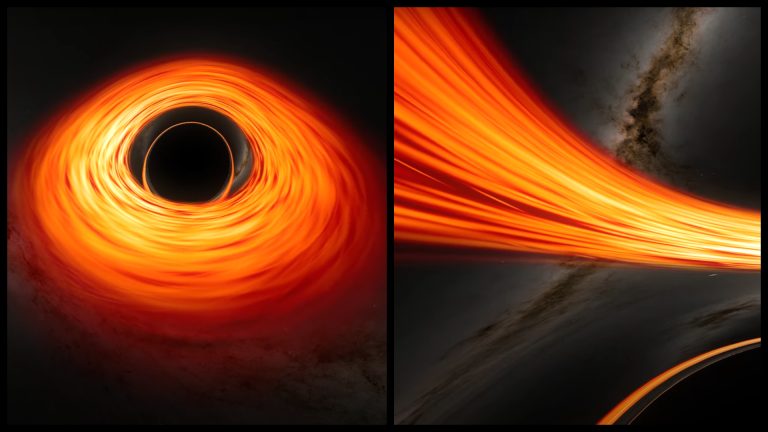čierna diera simulácia