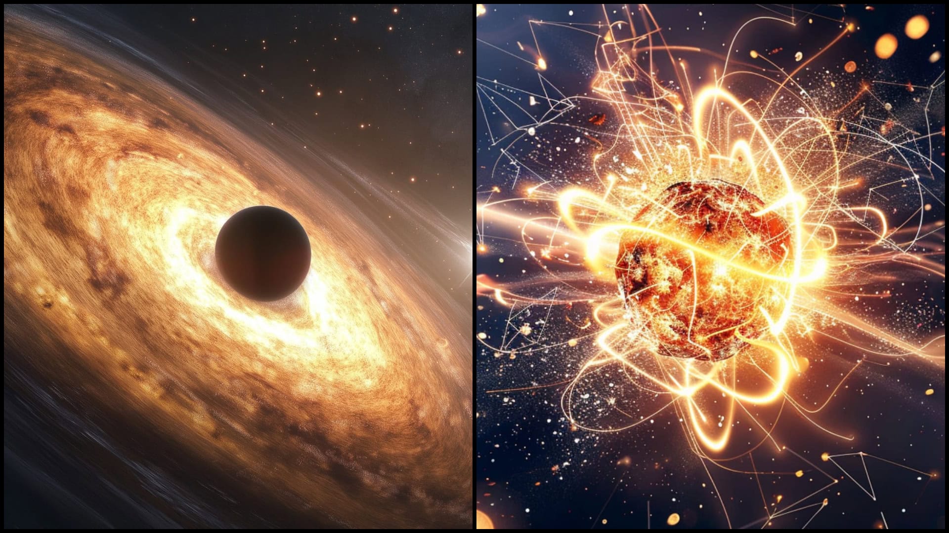 čierna diera planéty energia