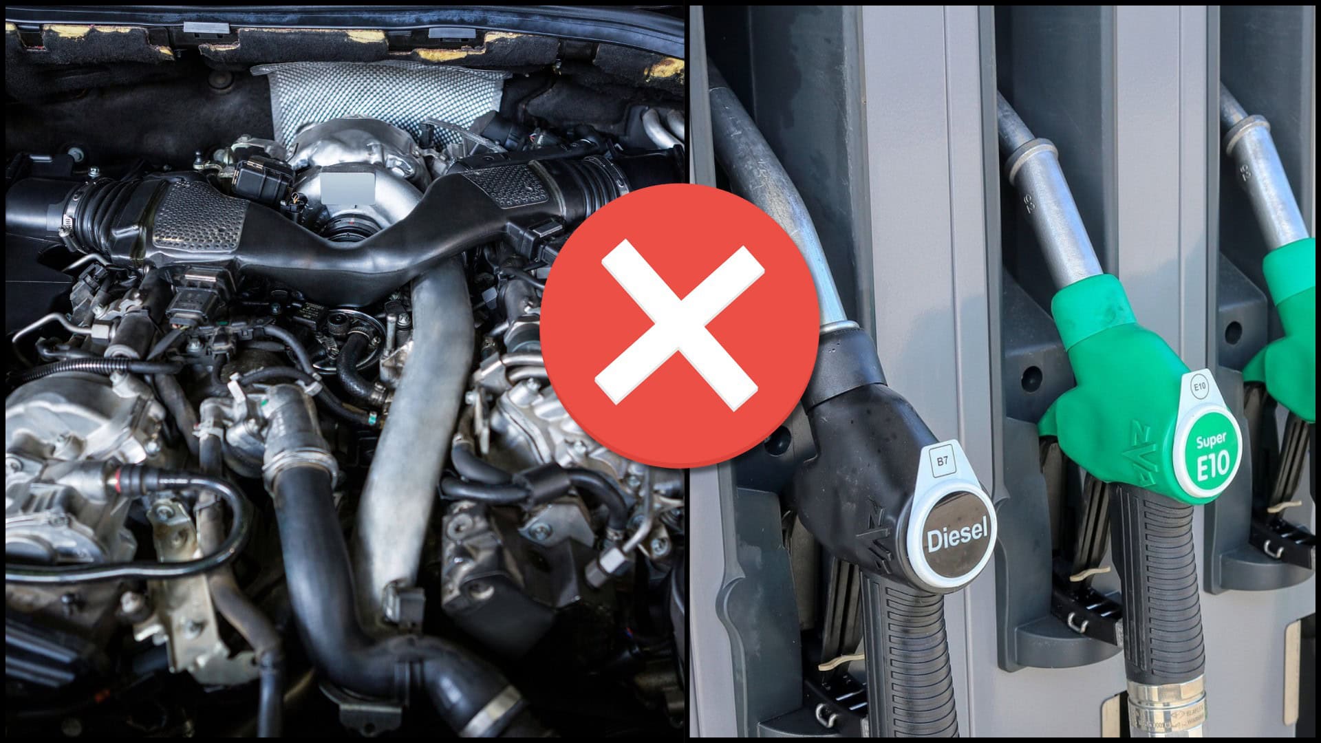spaľovací motor a benzín a diesel