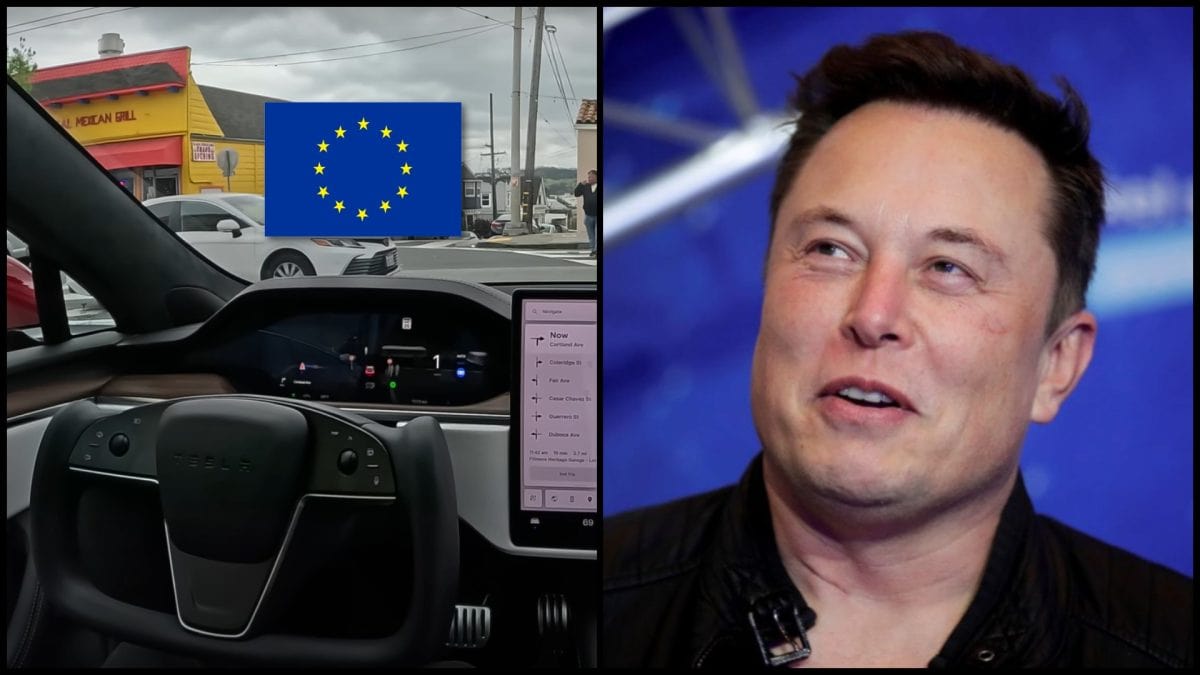 Tesla autonomné riadenie v Európe