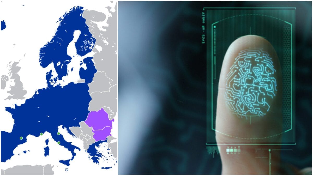 Hranice, biometria, Schengen, EÚ