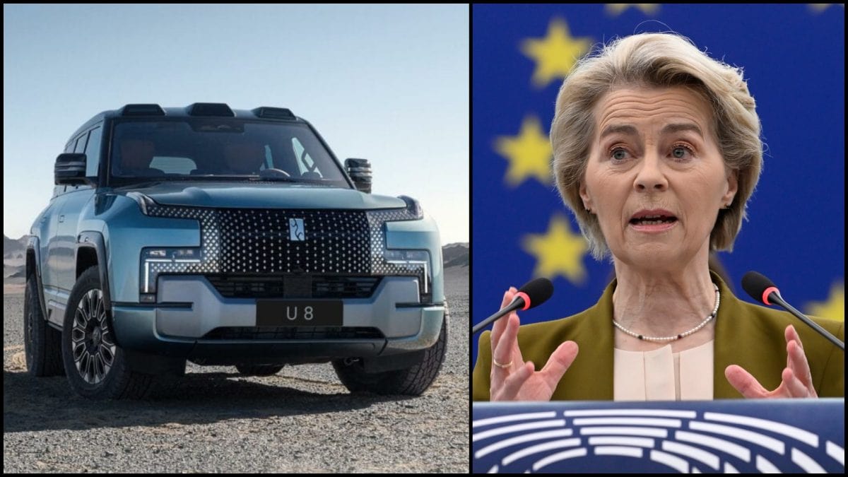 model auta byd a ursula von der leyen