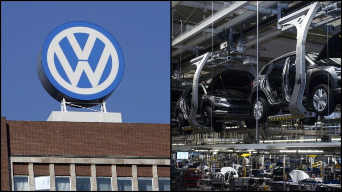 Volkswagen kolaps závod Audi