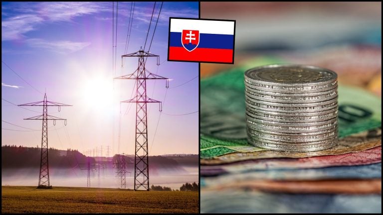 elektrina slovensko peniaze