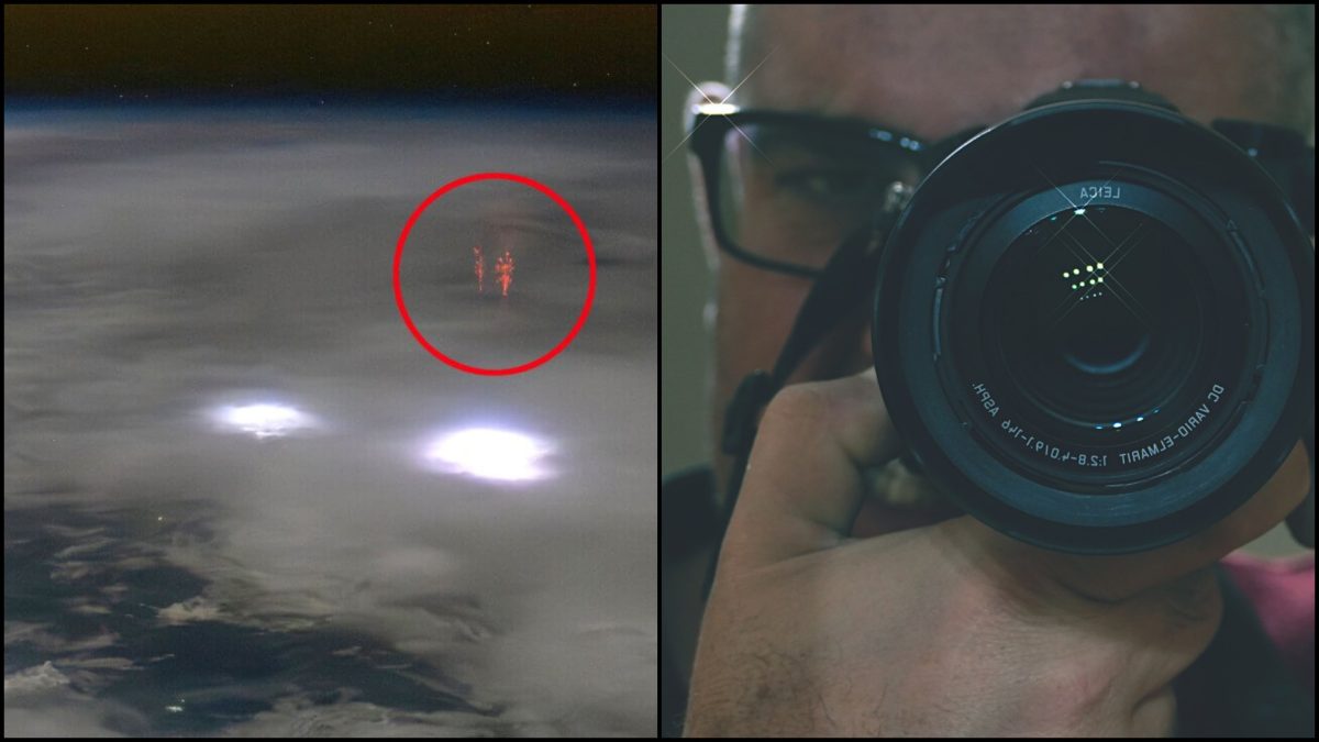 Nasa, červené záblesky, foťák