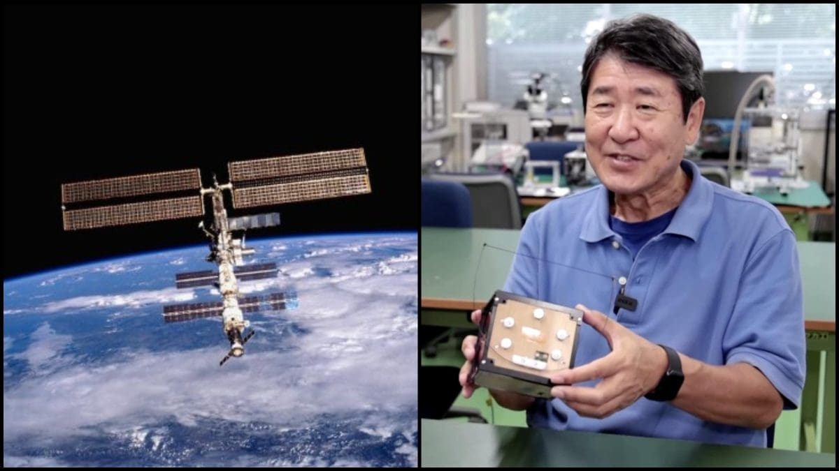 drevený satelit Japonsko