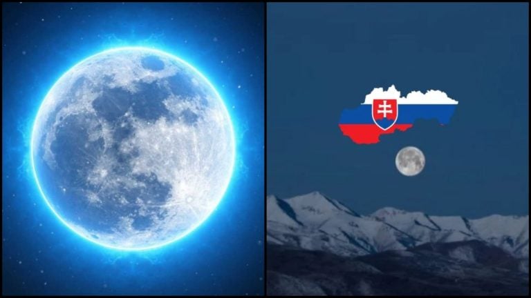 supermoon supermesiac Slovensko