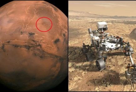 Mars vesmírny rover objav