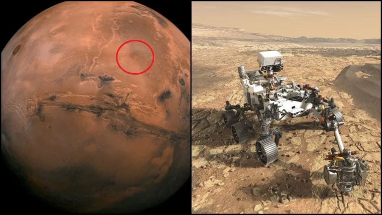 Mars vesmírny rover objav