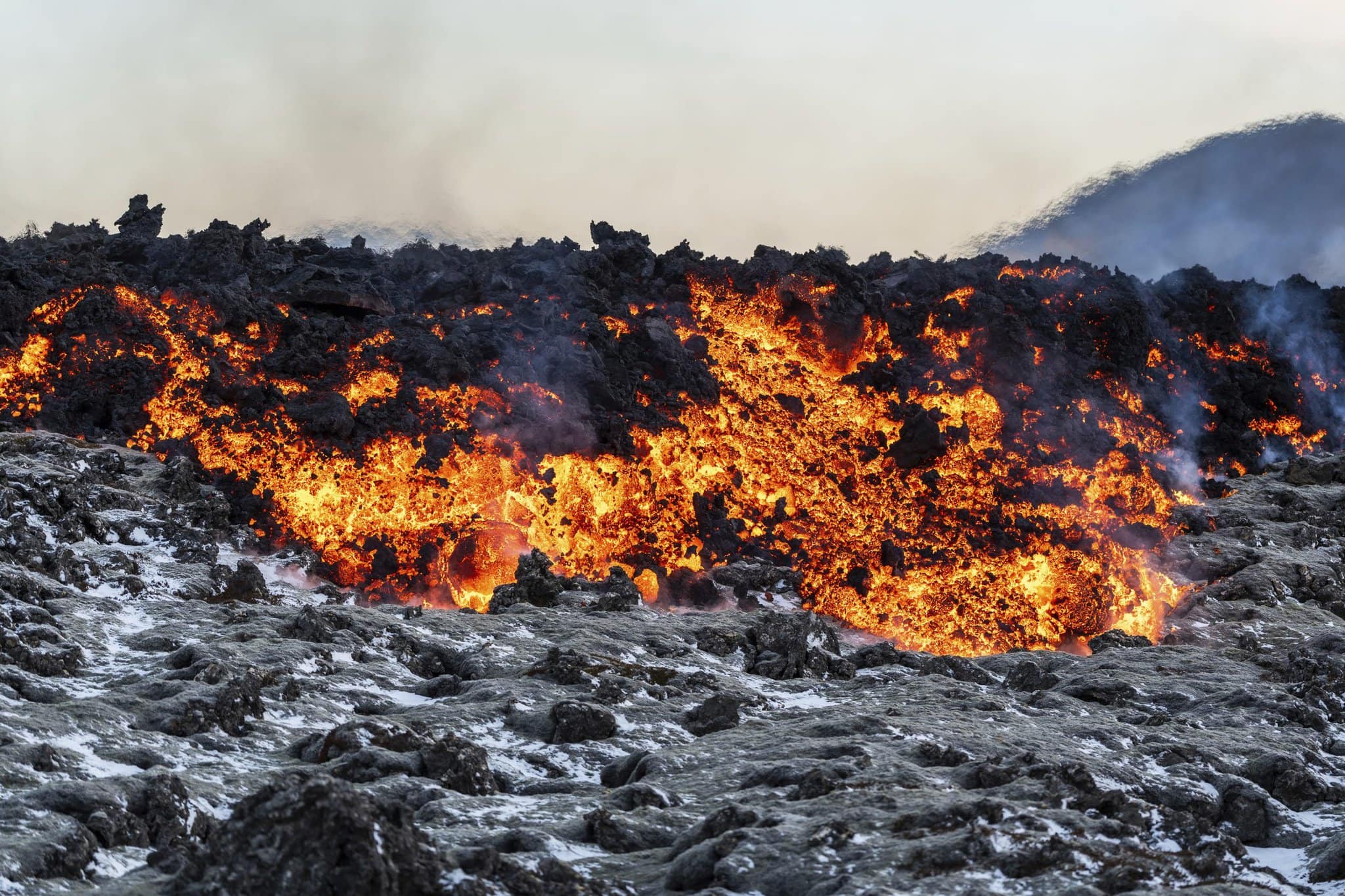 Island, lava, sopka