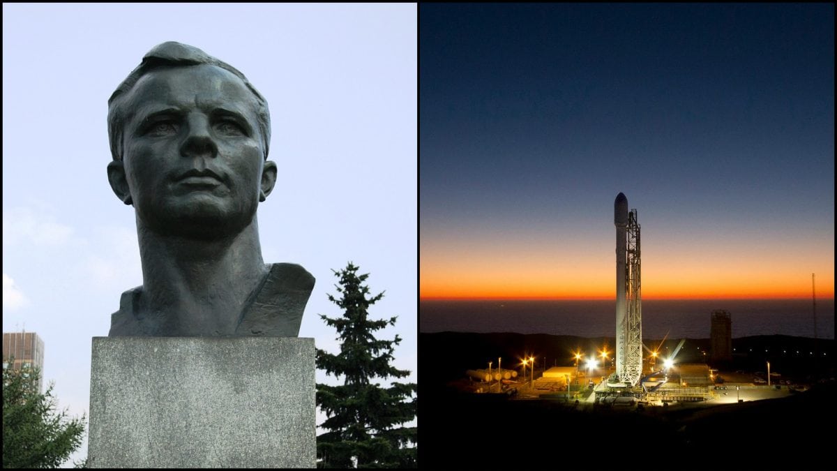 kozmodróm, Gagarin, raketa