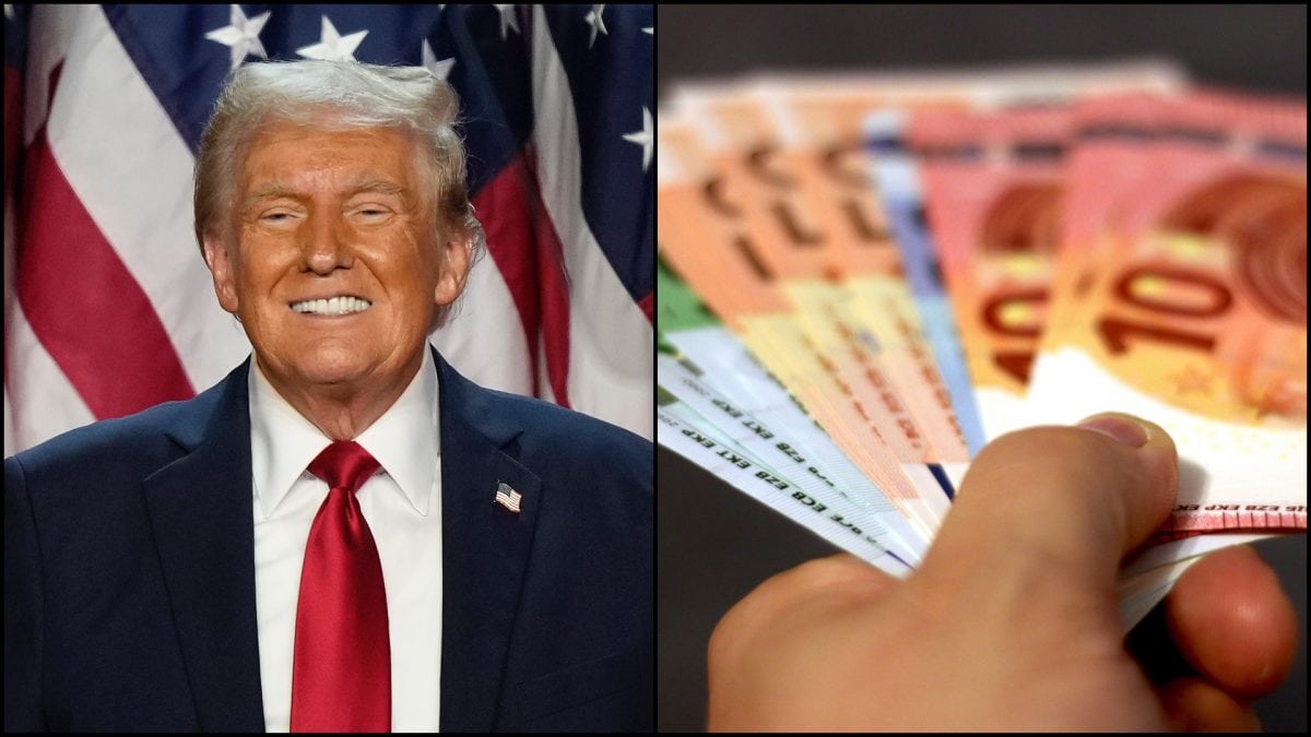 Trump, peniaze,euro