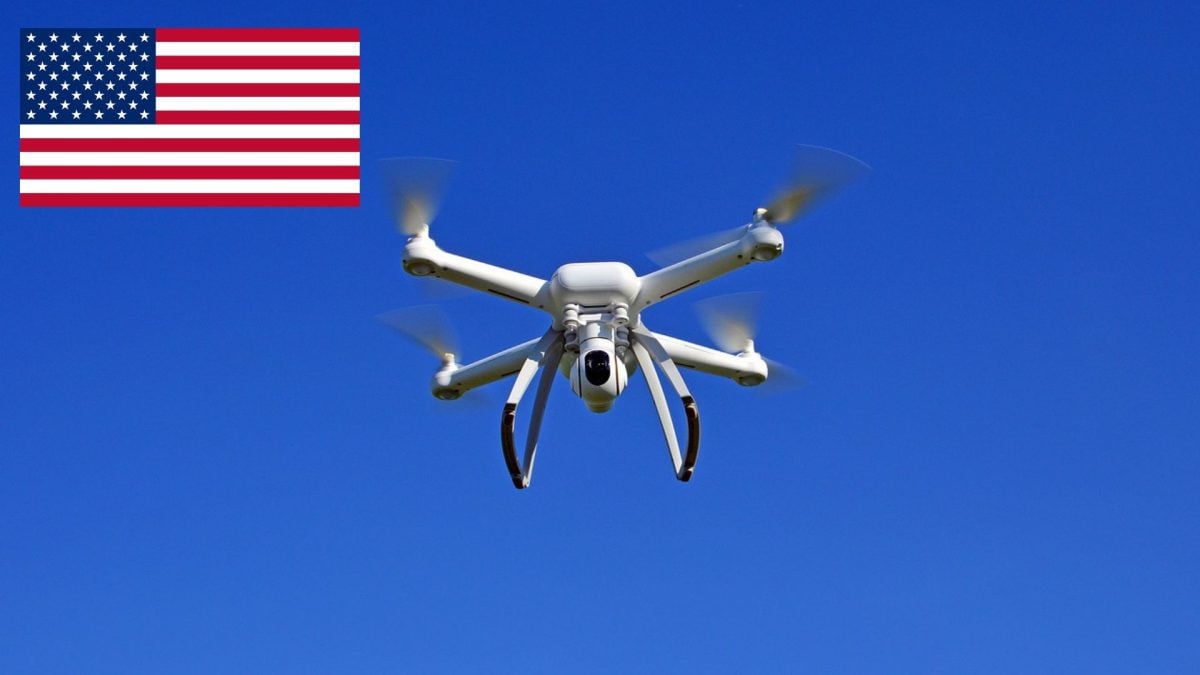 dron, technológia, USA