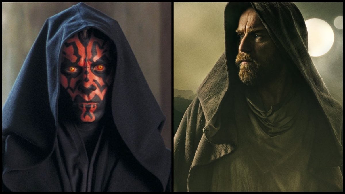 Star Wars Darth Maul a Obi-Wan Kenobi.