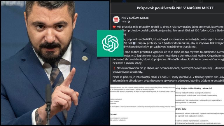 šéf SIS Pavol Gašpar a FB príspevok organizátorov protestov