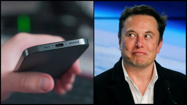 iphone zdola a elon musk