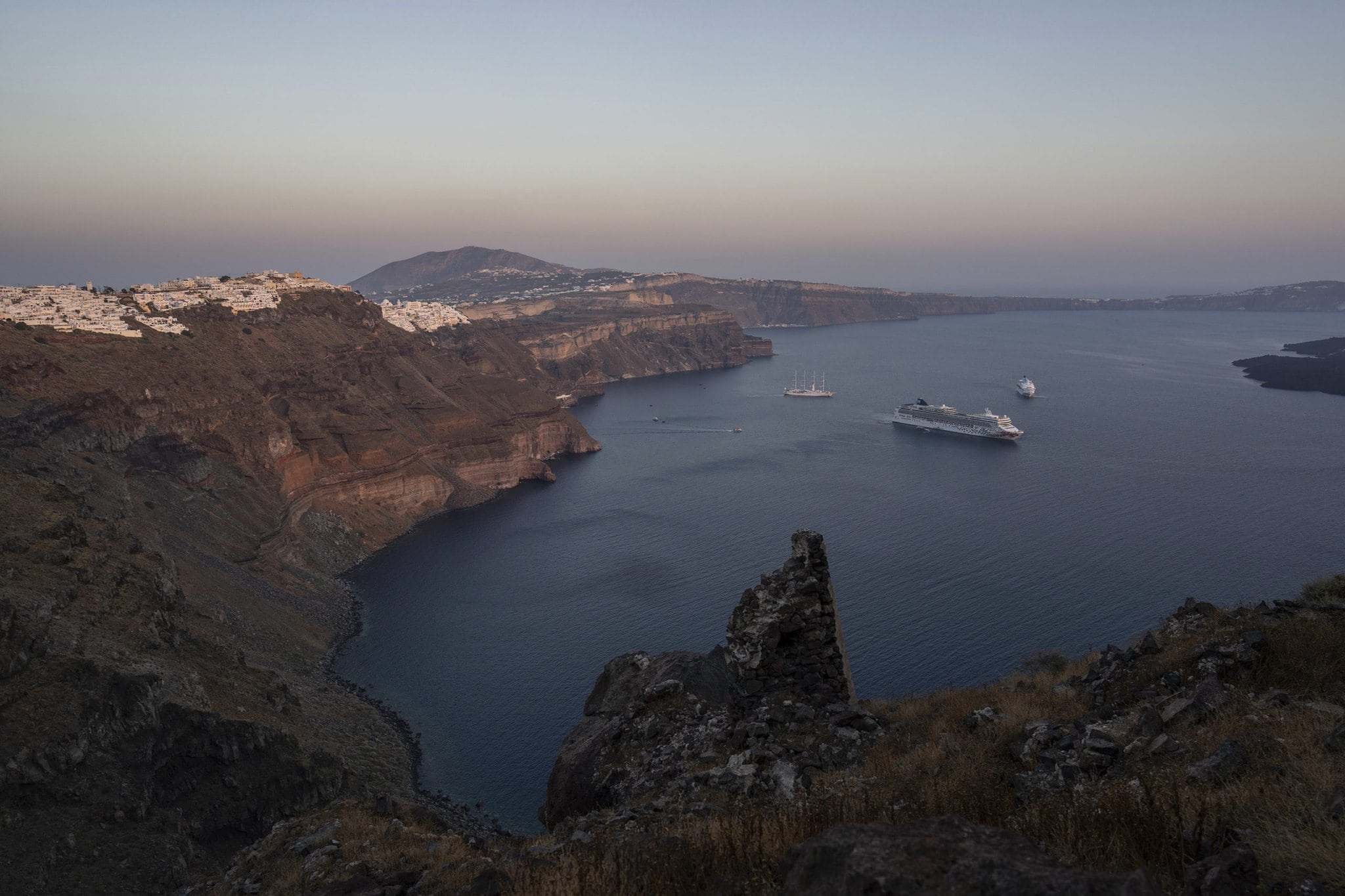 Zemetrasenie na Santorini.