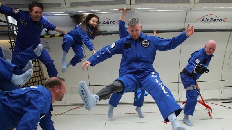John McFall prvý parastronaut.