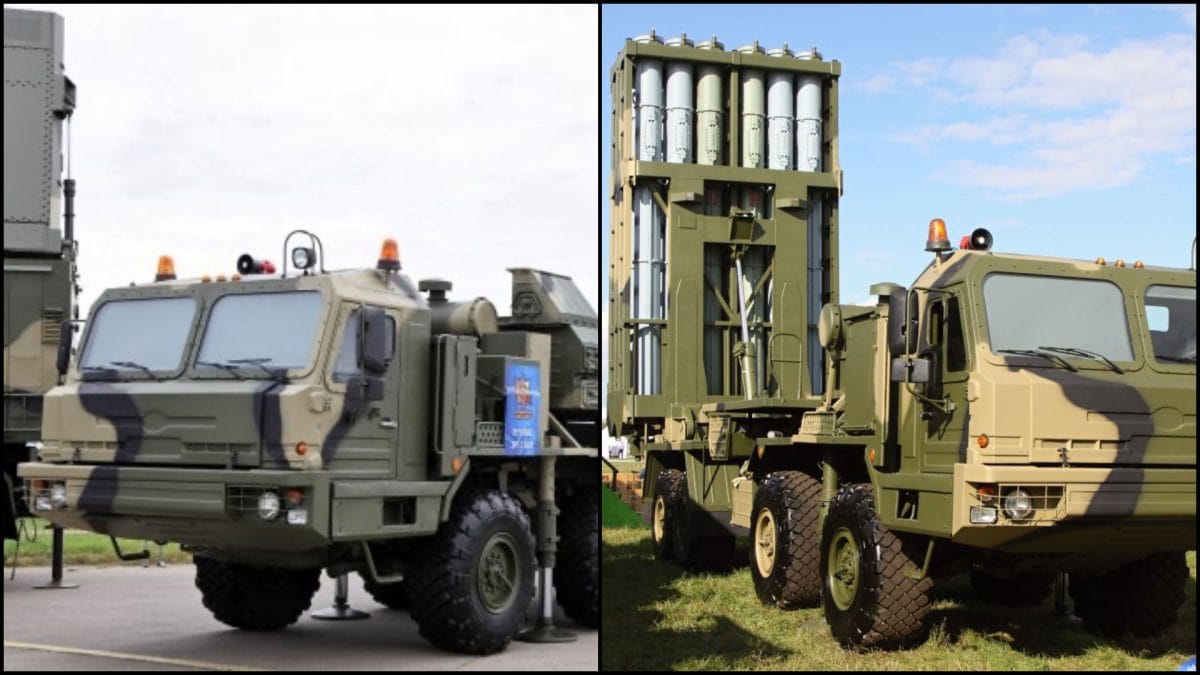 Ruský raketový systém S-350 Víťaz.