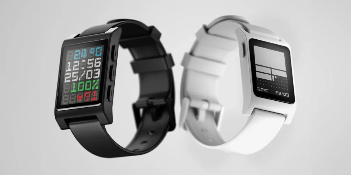 Na obrázku sú nové smart hodinky Pebble.