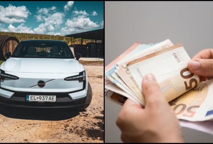 volvo a peniaze v rukách