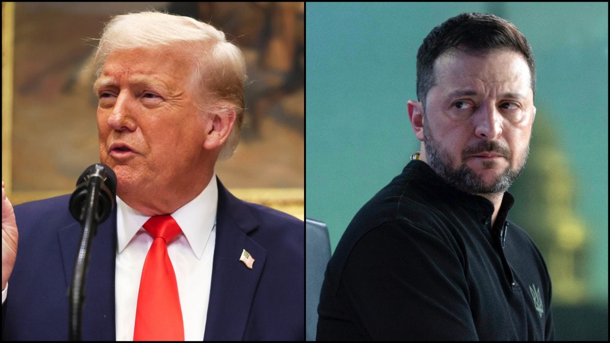 Trump a Zelenskyj.