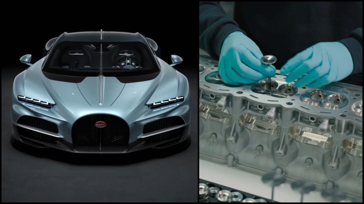 motor V16 a Bugatti Tourbillon