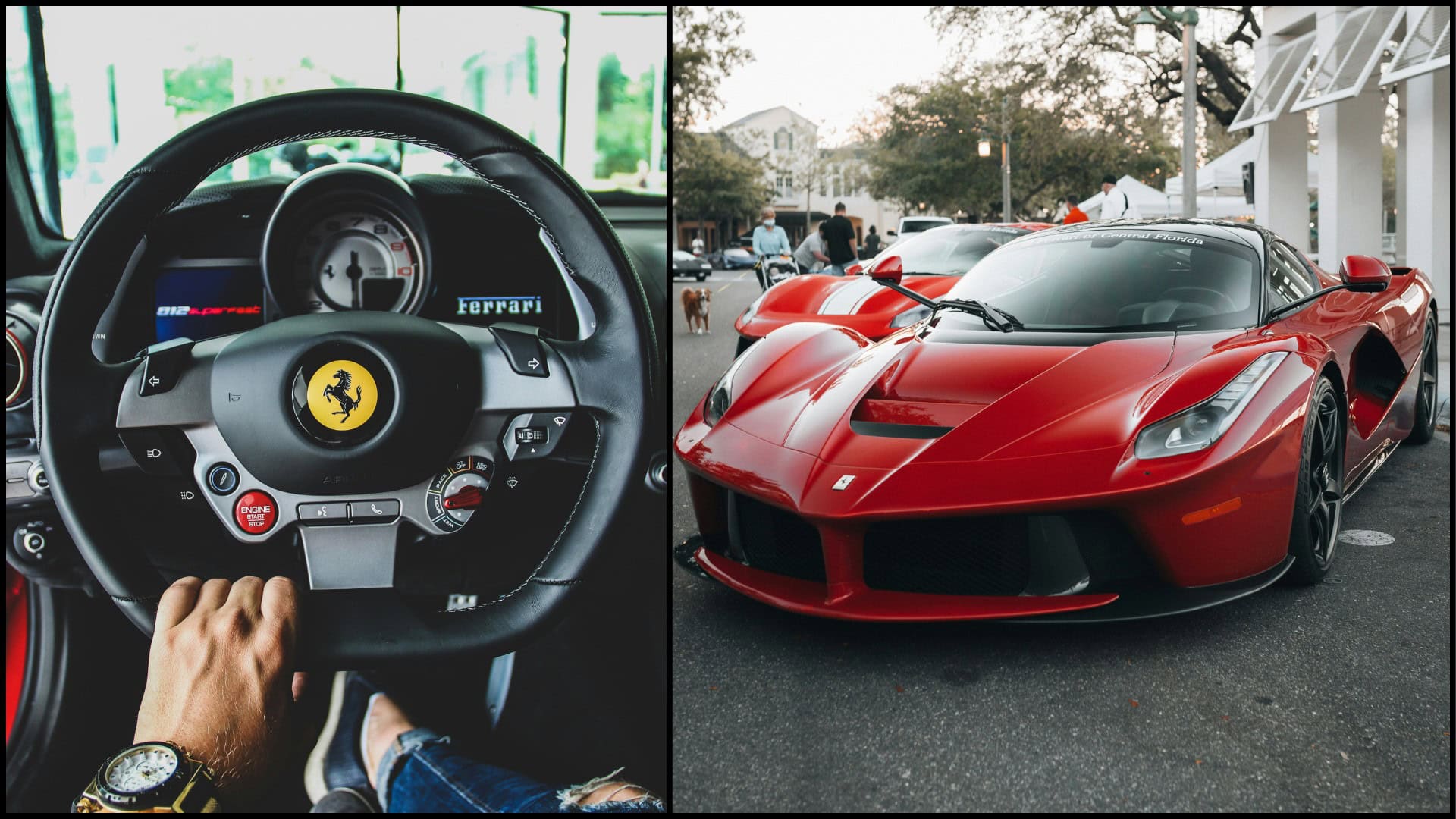 ferrari volant a zovňajšok.