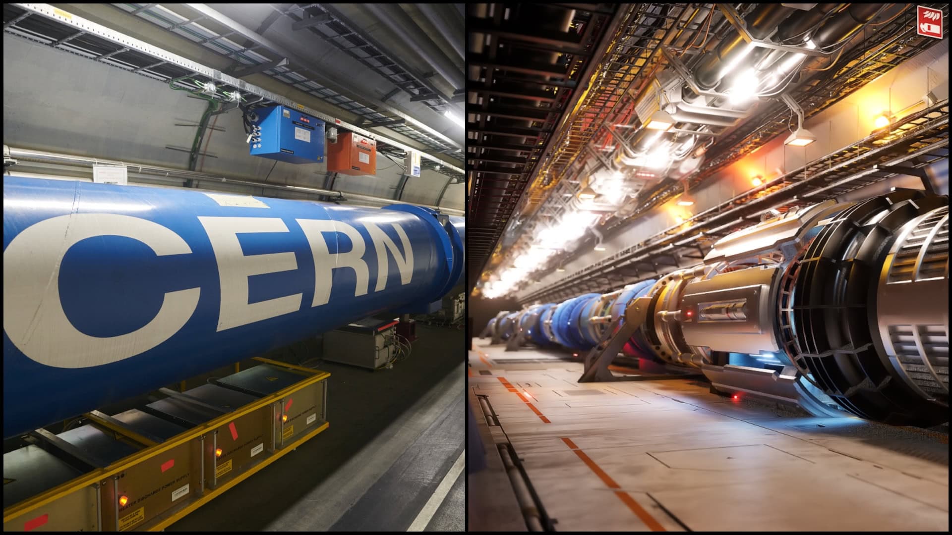 CERN zrážač častíc