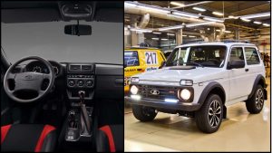 lada niva sport interiér a exteriér.